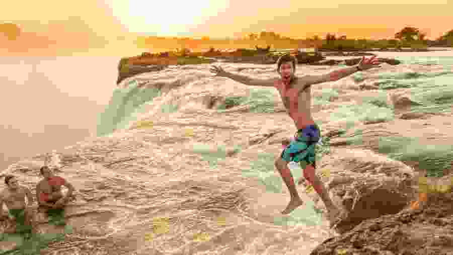 Devil's pool or angels pool