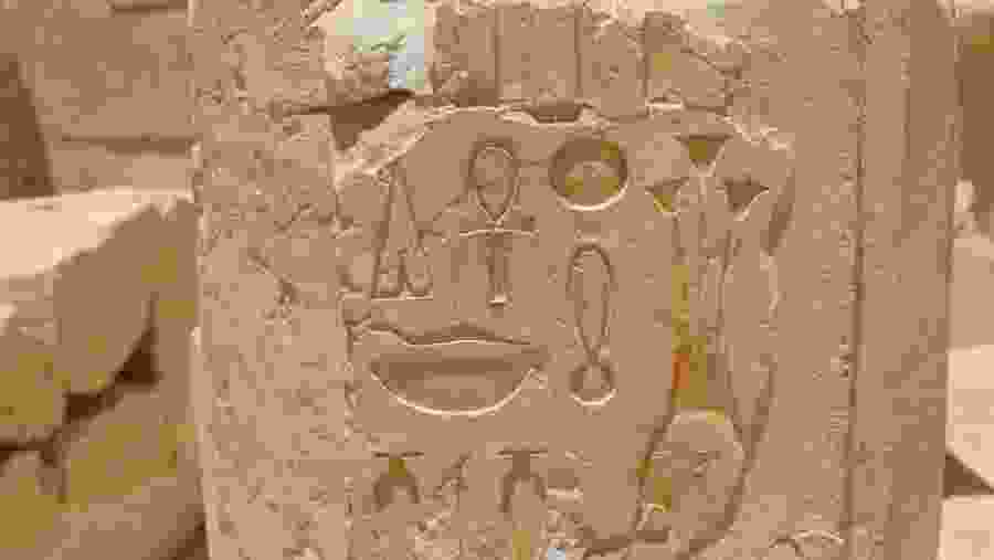 Hieroglyphics at The Luxor Temple