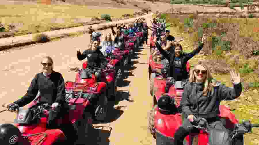 Travellers in ATVs