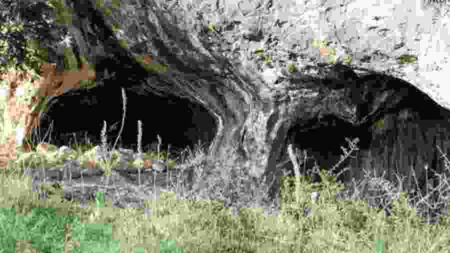 Openings of the Two Caves at Canale del Mortale at
