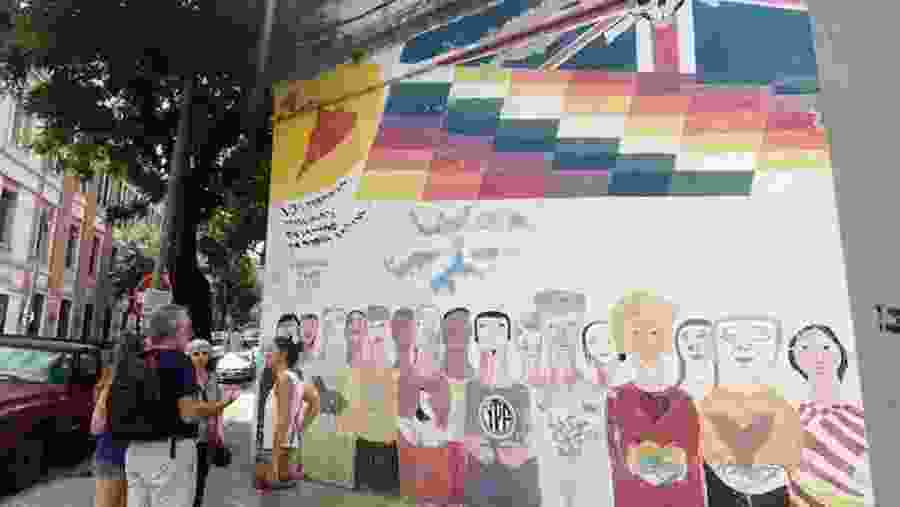 Murals at Barracas and La Boca, Buenos Aires, Argentina