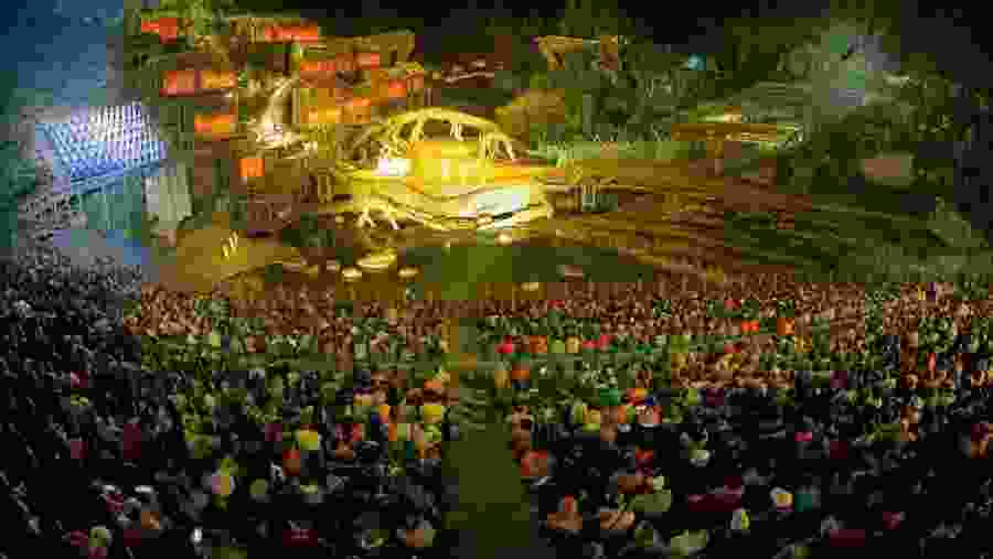 Fox Fairy Show A Area Ticket with Private Transfer in Zhangjiajie City