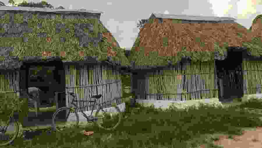 Mayan Huts Mexico
