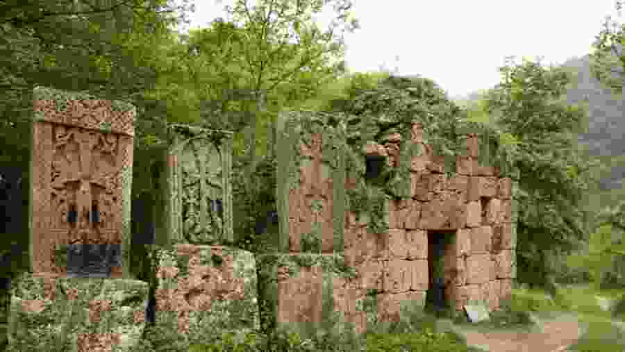 Haghartsin monastery khachkars