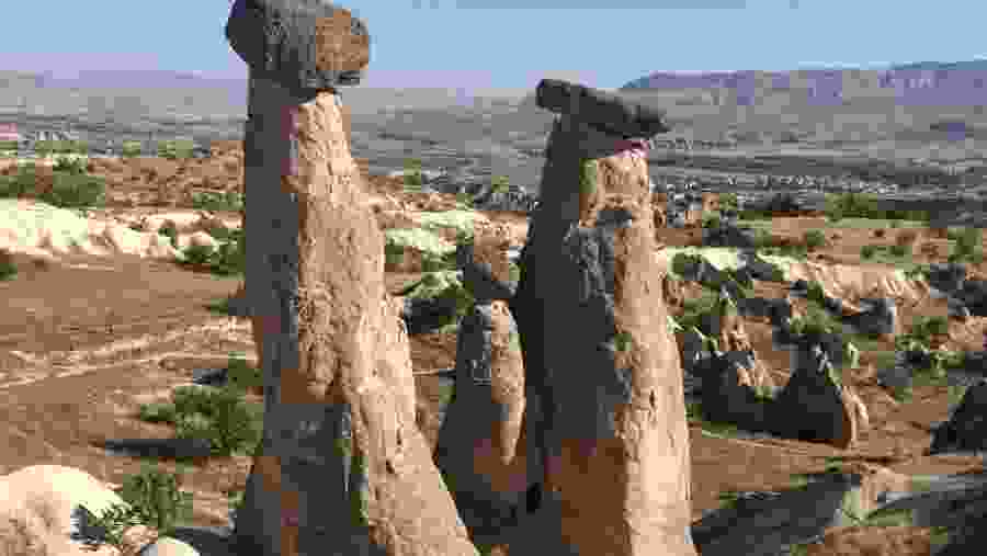 Fairy Chimneys In Cappadocia, Turkey
