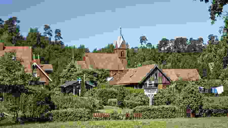 Visit Nida, one of the two settlements on the Spit