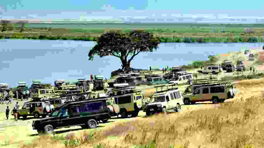 Embark on a fun jeep safari in Africa