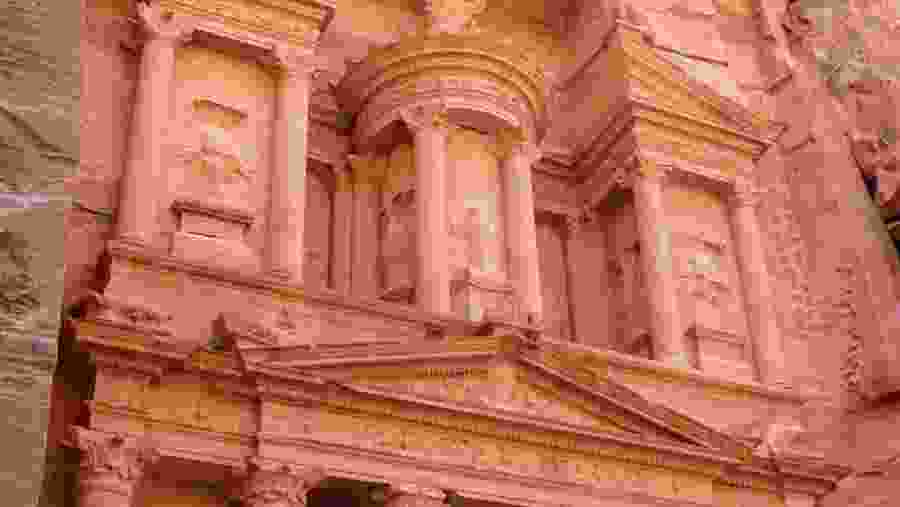 Carvings on the Monastery, Petra