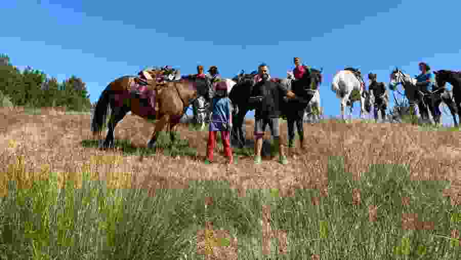 Horse riding in Albania