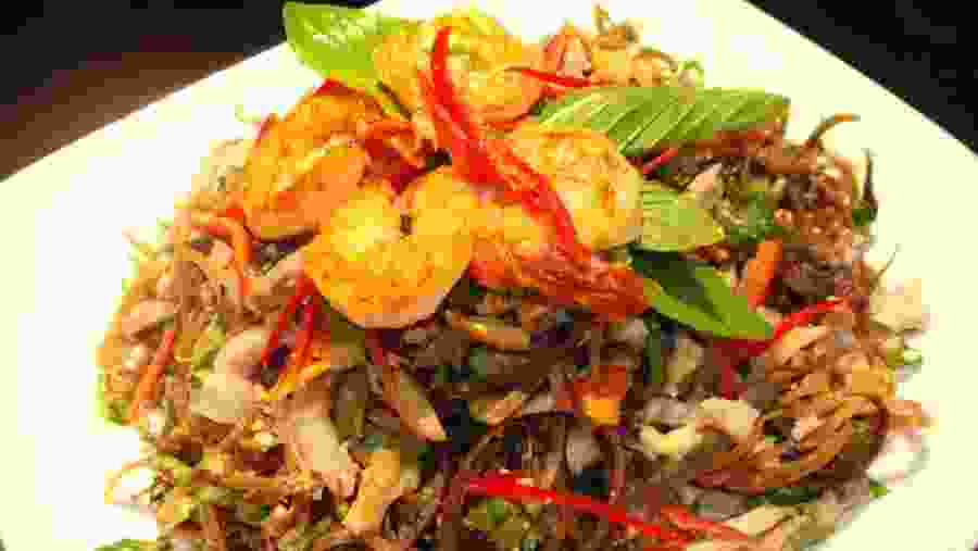 Banana blossom salad