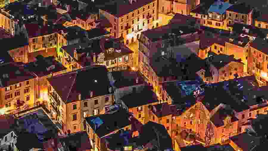 Kotor Old Town at night