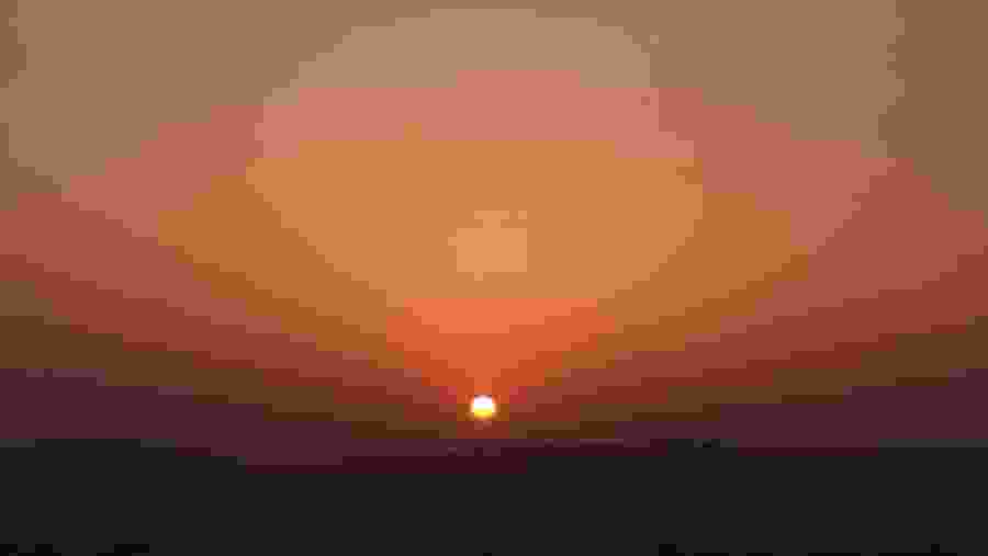 desert sunset