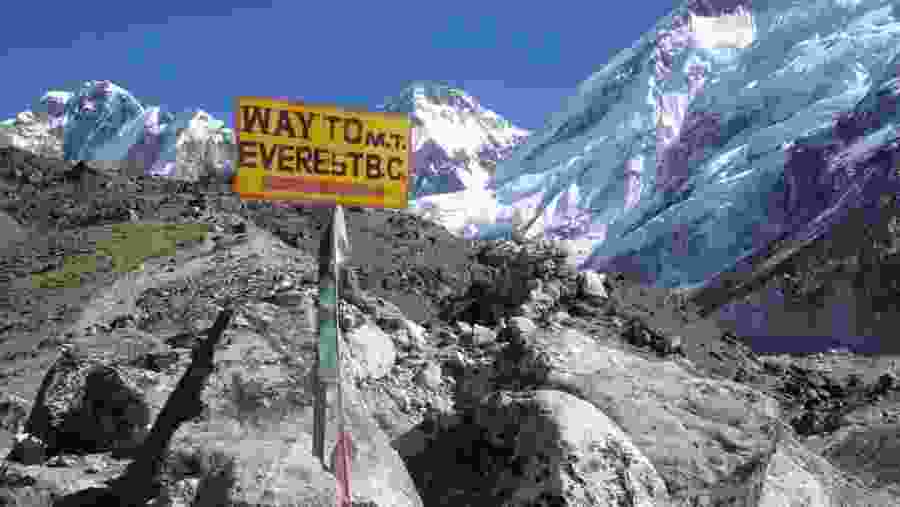 Way to the base camp