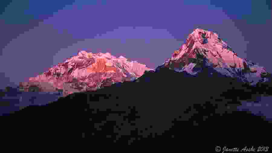 Annapurna at Sunset from Poon Hill