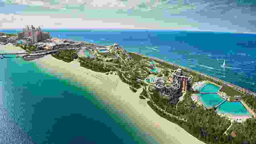 Admire the spectacular view of Dubai beneath you