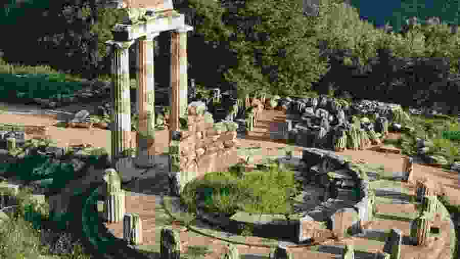 See the Tholos of Delphi