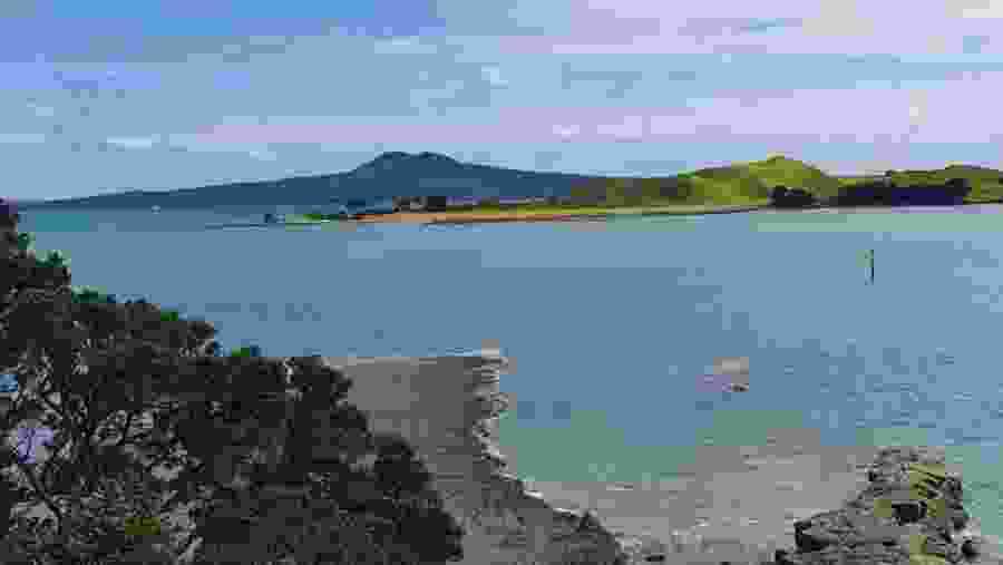 View of Rangitoto Island from Howick Musick Point