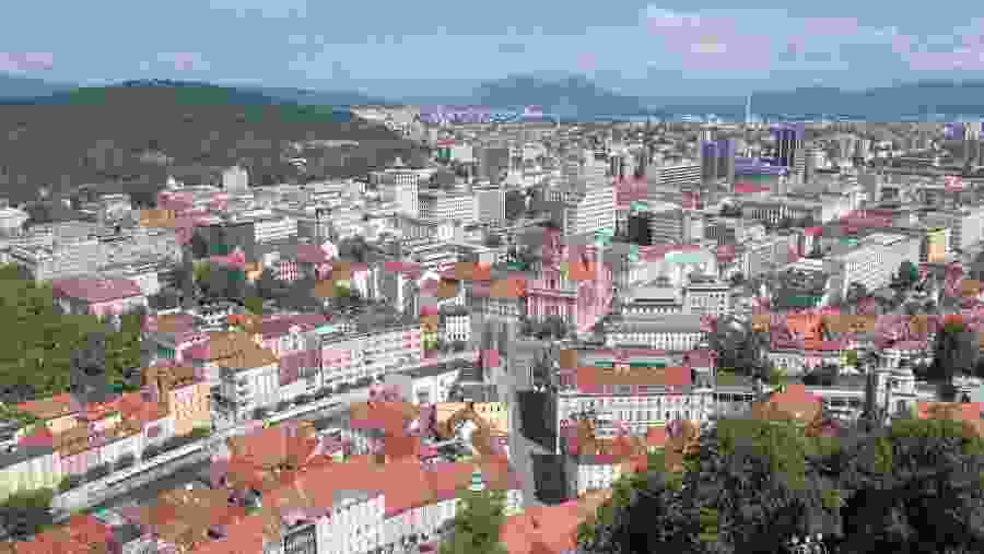 Admire the stunning views of Ljubljana