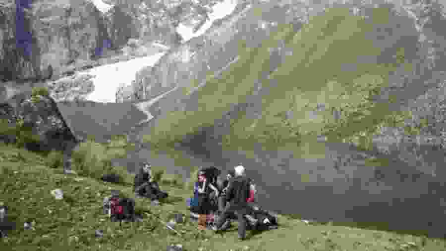 Idling Away by the lake side 