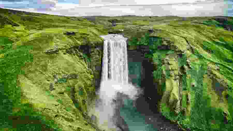 Iceland is home to many stunning waterfalls, and the South Coast is home to many of the most beautiful