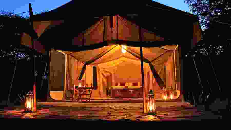 Luxury tented accommodation 