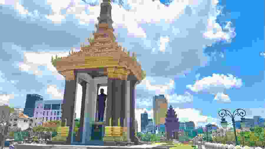 Statue of His Majesty Preah Bat Samdech Preah Norodom Sihanouk