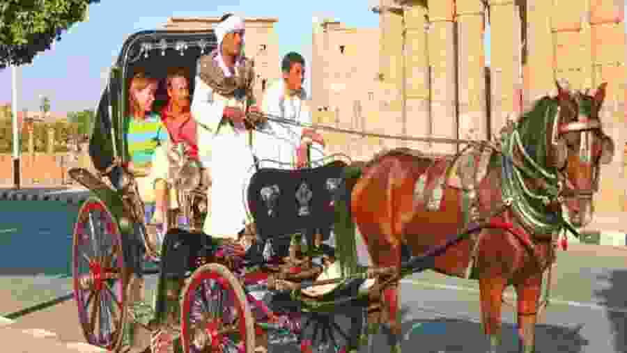 Travellers in Luxor