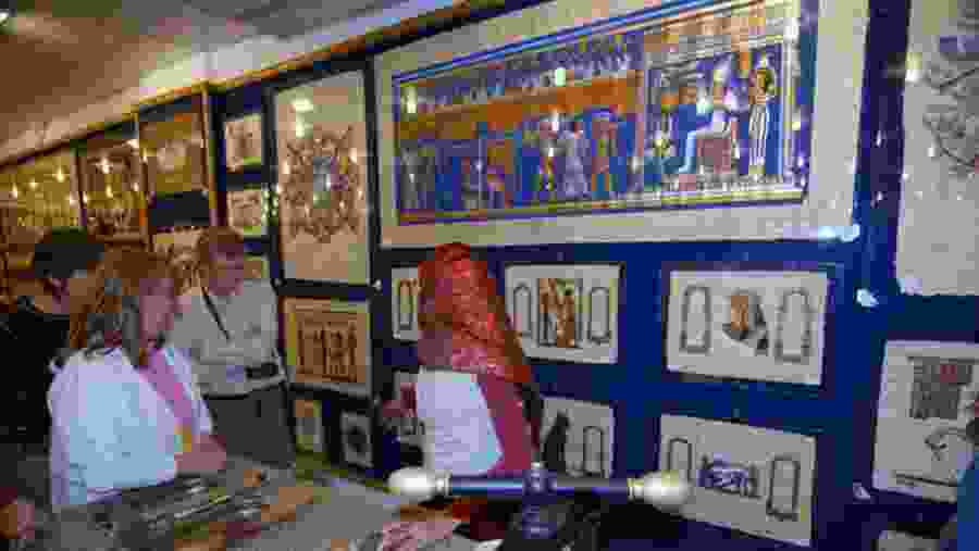 Shopping At Papyrus Institute, Egypt