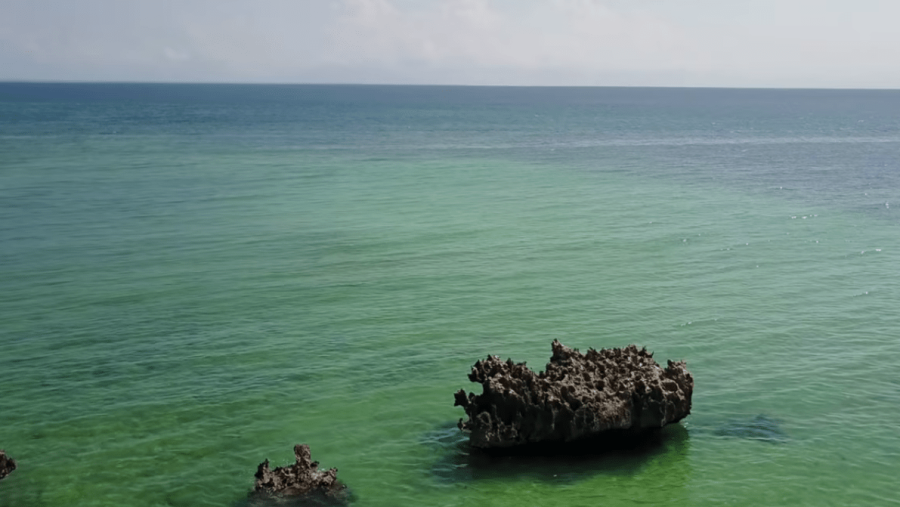 Pristine waters of the Indian Ocean