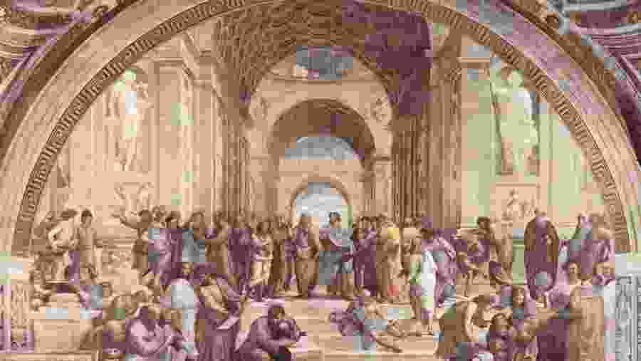 Ancient Fresco style painting