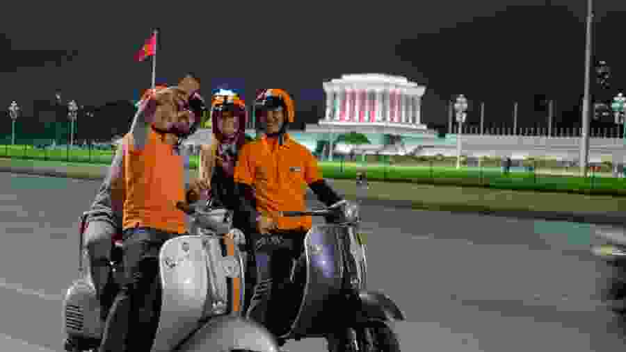 Vespa Ride In Hanoi, Vietnam