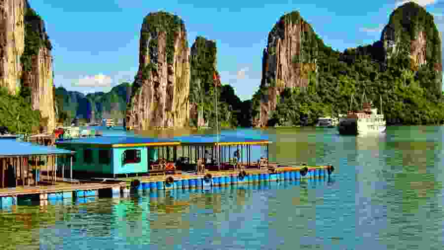 Floating Villages in Halong Bay