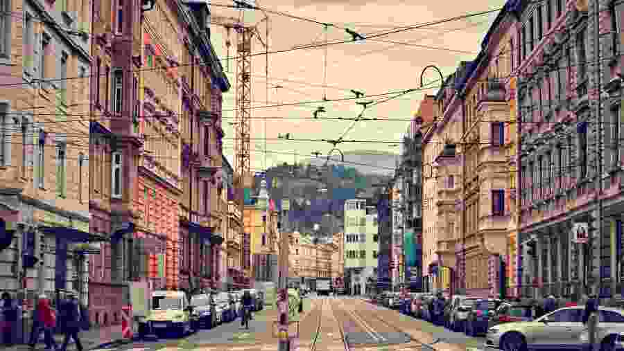 Walk through the streets of Innsbruck