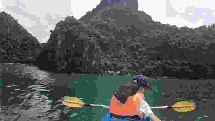 Kayaking in Ba Hang Fishing Village