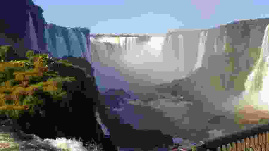 View from Brazil side