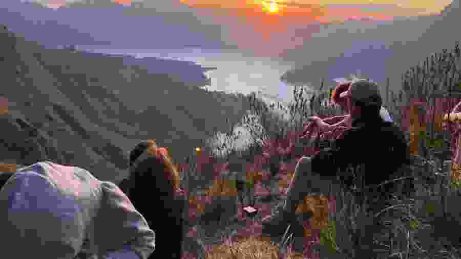 Sunset from the campsite