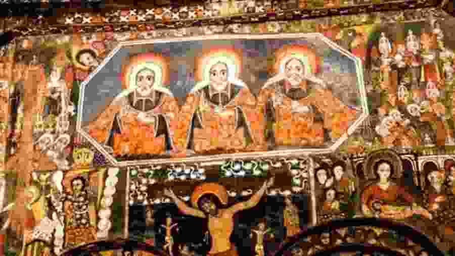 Debre Birhan Selassie Church Wall Painting