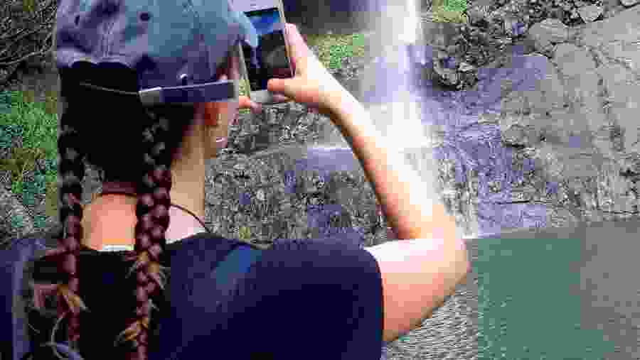 Visit the beautiful 7 Cascades or the Tamarind Falls in Mauritius