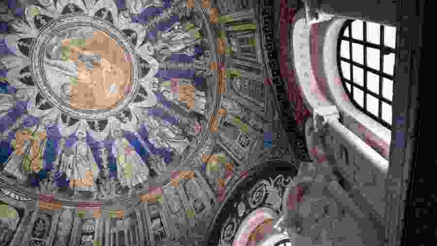 Inside Neoniano Baptistery