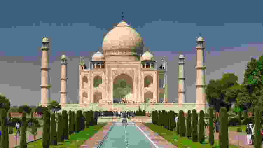 Visit the magnificent Taj Mahal