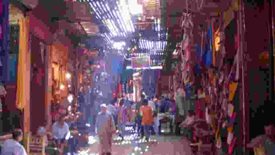 Souk in Makarrech.