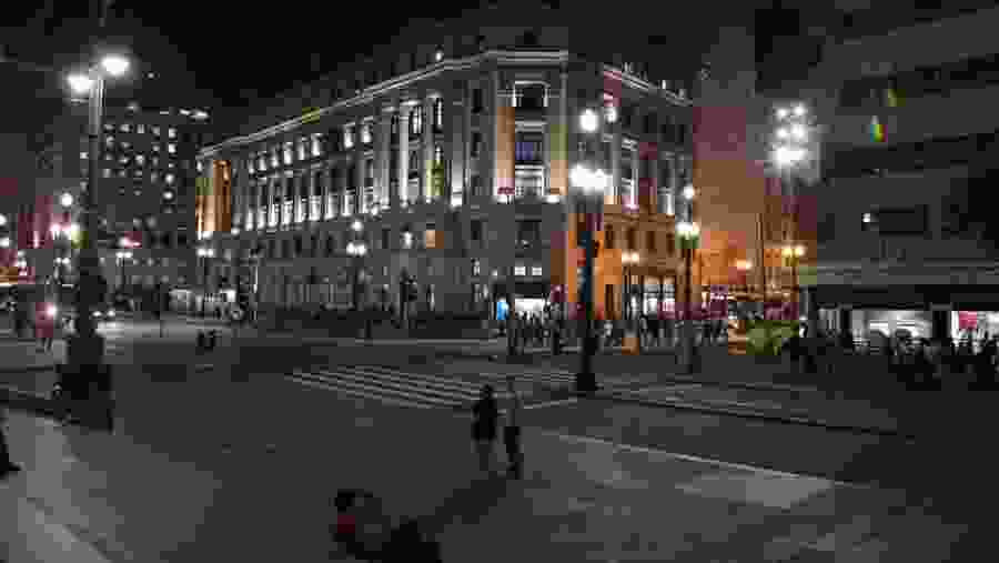 Centre of Sao Paulo at Night