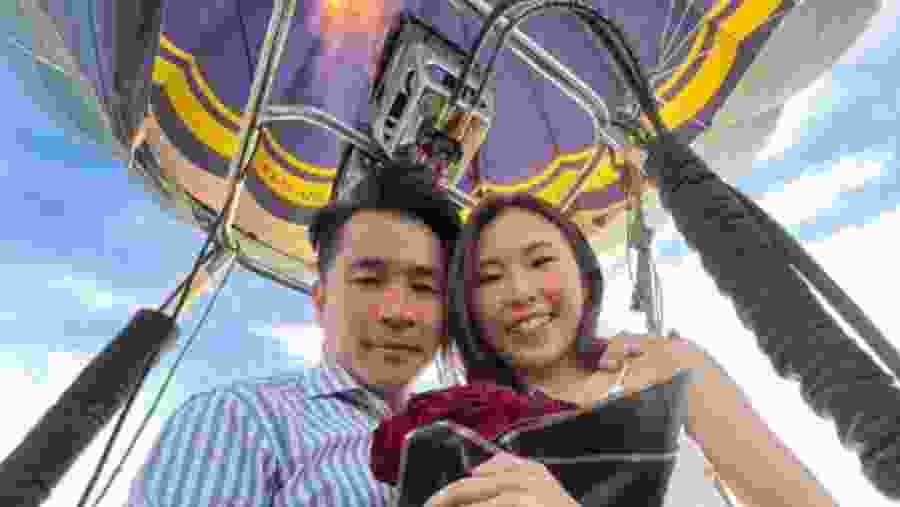 Hot air balloon ride