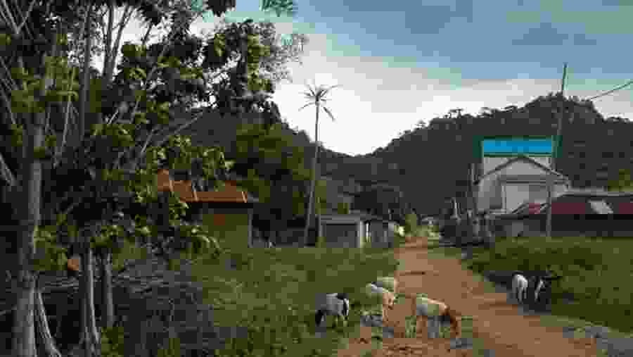 Spot a scenic small village
