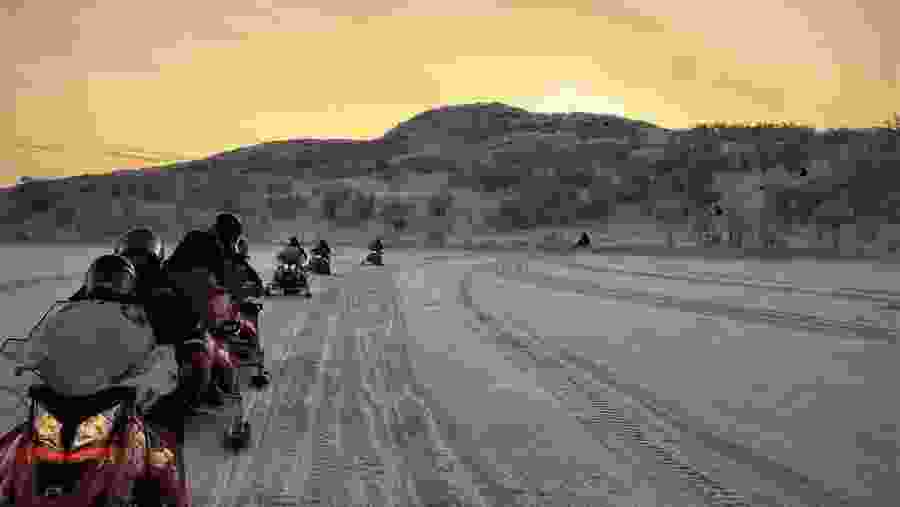 Crossing the river valley