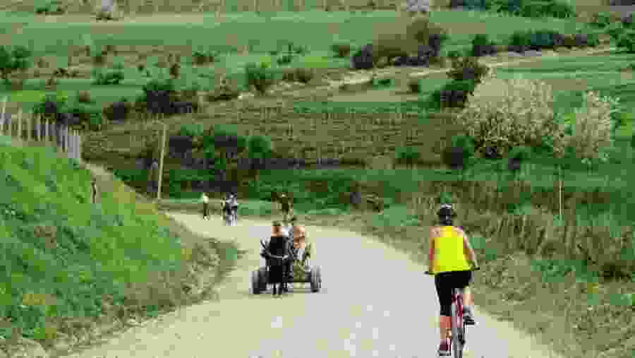 Cycling in the countryside 