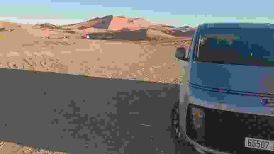 High sand dunes- Erg Chebbi