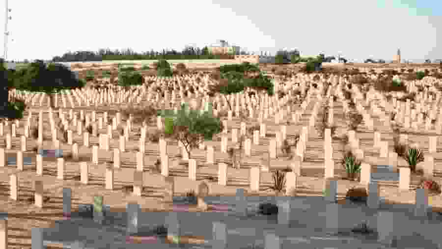 El Alamein War Cemetery in Egypt