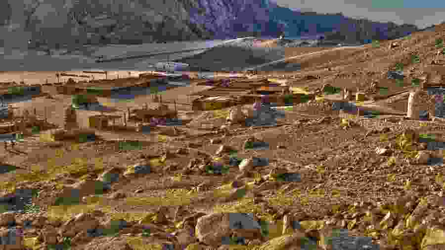 A bedouin settlement