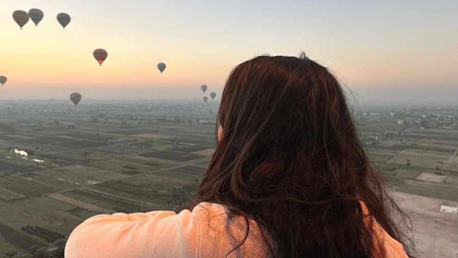 Hot air balloon ride